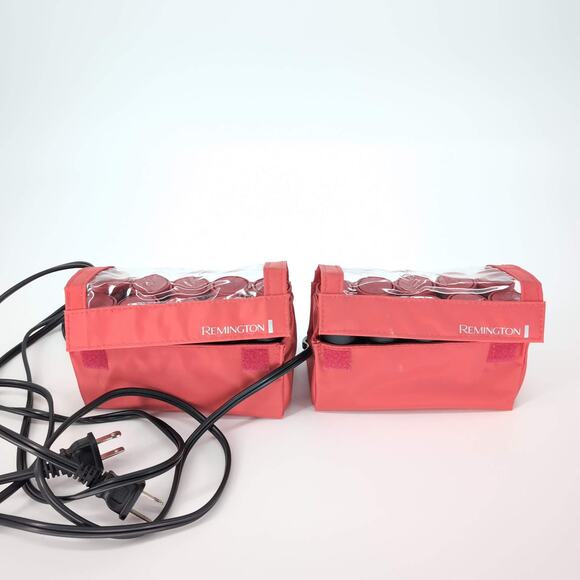 TWO Remington H-1015 Compact Ceramic Ionic Hot Rollers Curlers Compact Sets -GUC - Picture 12 of 13